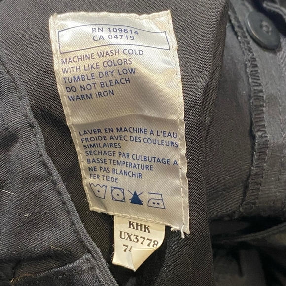 5.11 Grey Tactical Cargo Pants Long Inseam Unisex Large Waist 35.5-39 Utility - Picture 5 of 5